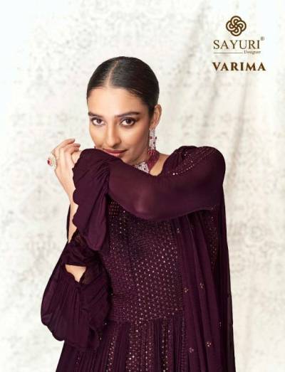 Varima By Sayuri Designer Wedding Partywear Skirt Style Heavy Gown Collection